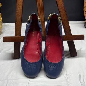 Polo by Ralph Lauren Navy Blue Ballet Flats
